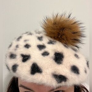 Unique Beret with Pom Pom